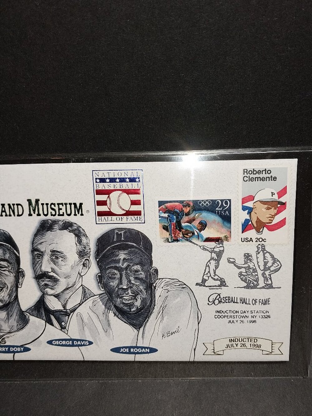 1998 Baseball HOF Induction FDC Envelope - Picture 3 of 8
